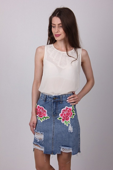 Юбка женская Candy 883-1 джинс