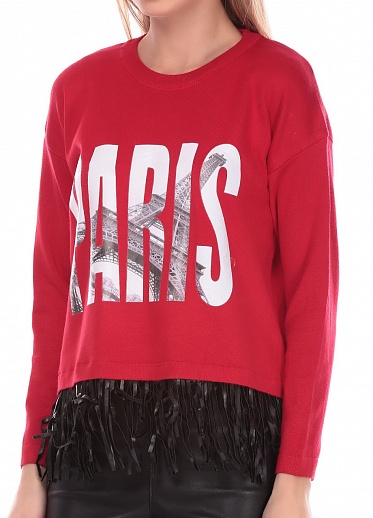 Кофта женская LadiesFashion 4003 с принтом