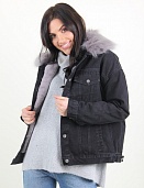 Куртка женская M.J. 1112 с мехом внутри