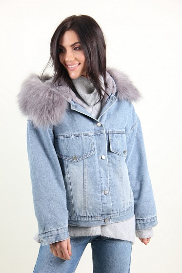 Куртка женская M.J. 1021 искусственный мех