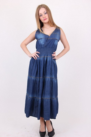 Сарафан женский Carrokar 1019 джинс