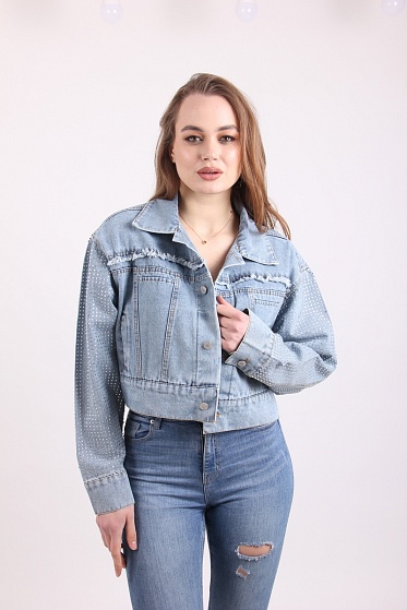 Куртка женская Mengli 8696 джинс