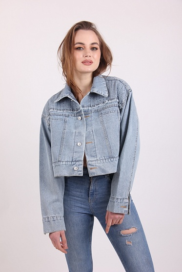 Куртка женская Mengli 8695 джинс