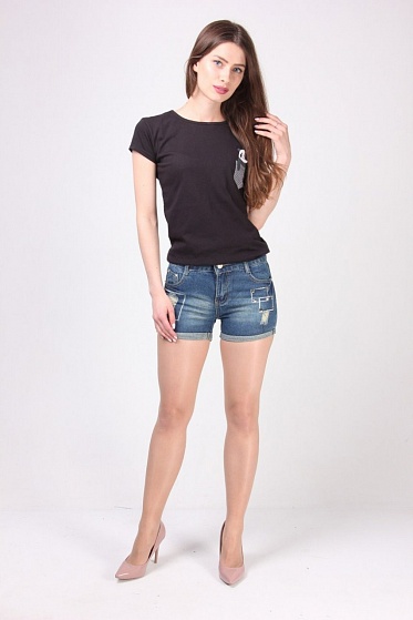 Шорты женские YiLiangfang 311 джинс