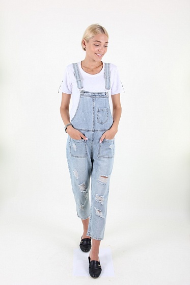 Комбинезон женский Si Bao Lai 9092 джинс