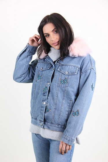 Куртка женская M.J. 1511 с мехом внутри