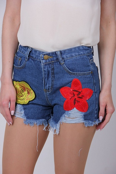 Шорты женские Quality 5015 джинс