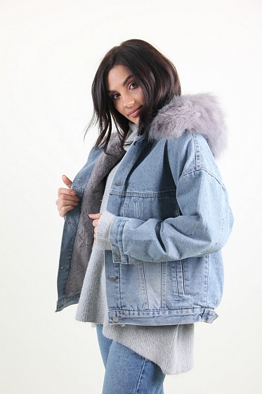 Куртка женская M.J. 1021 искусственный мех