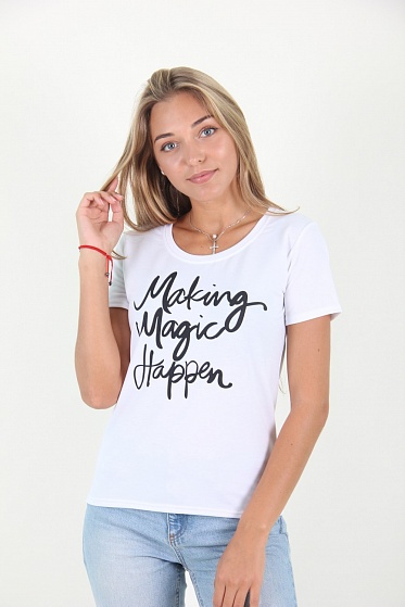 Футболка женская MissFashion 3013 с принтом
