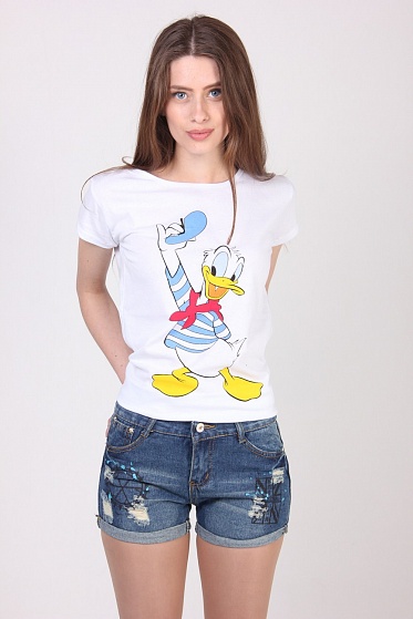 Шорты женские YiLiangfang 306 джинс