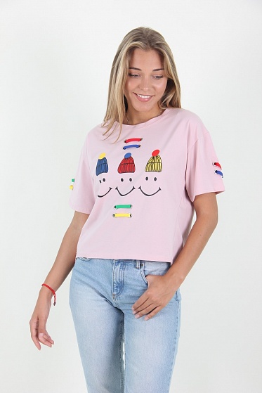 Футболка женская LadiesFashion 5007 с принтом