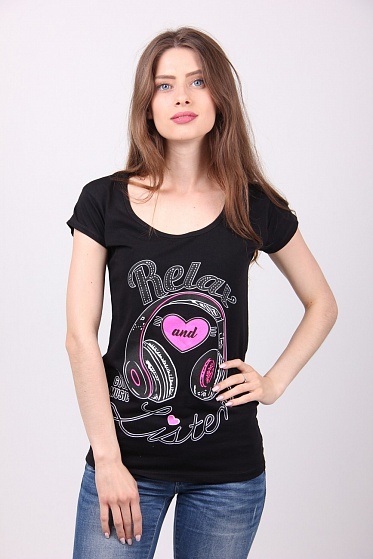 Футболка женская Poncik 423 с принтом