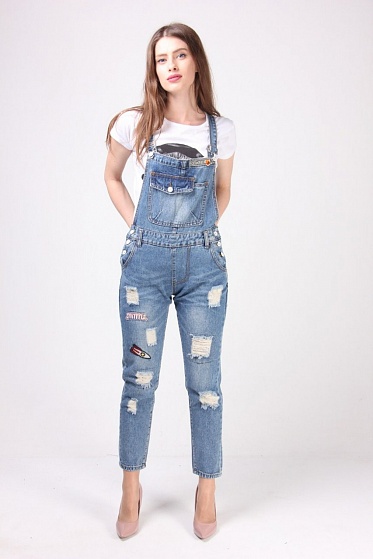 Комбинезон женский HMNSWear 281 джинс