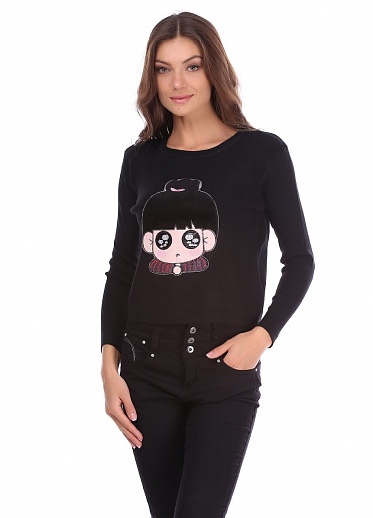 Кофта женская LadiesFashion 4033 с принтом