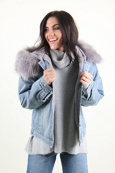 Куртка женская M.J. 1021 искусственный мех