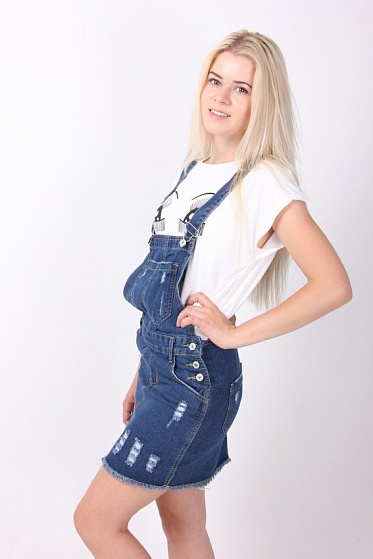 Комбинезон женский XSYM 8049 джинс