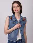 Жилетка женская ClassicFashion 811 джинс