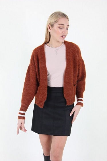 Кардиган женский LadiesFashion 577 с карманами по бокам