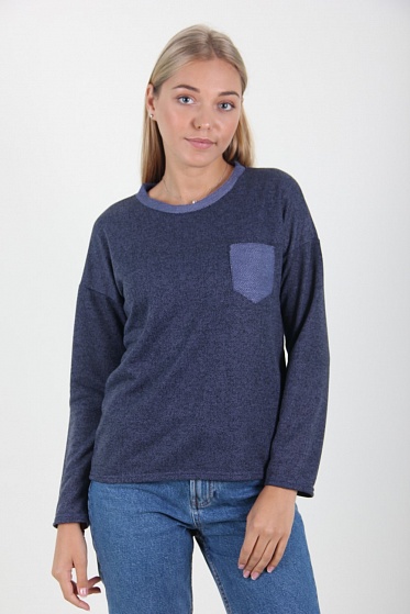 Кофта женская MissFashion 3047 с карманом на груди