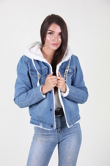 Куртка женская Q.J.D.M 1008-1 джинс
