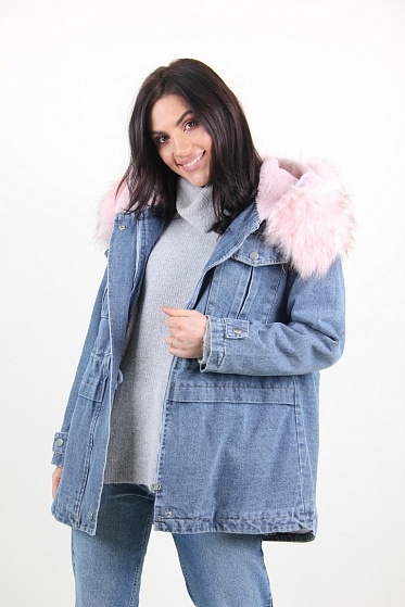 Куртка женская M.J. 1067 искусственный мех