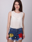 Шорты женские Quality 5015 джинс