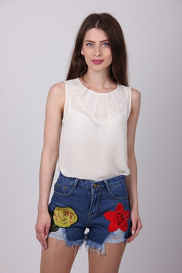 Шорты женские Quality 5015 джинс