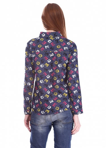 Рубашка женская LadiesFashion 1063 с пуговицами