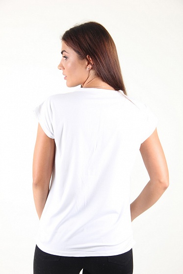 Футболка женская LadiesFashion 1013 с принтом