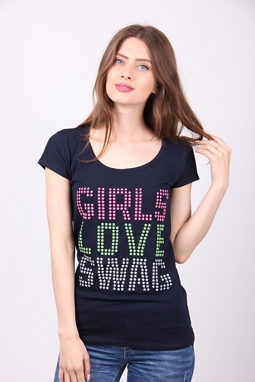 Футболка женская Poncik 425 с принтом