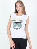 Блузка женская LadiesFashion 5010 с принтом