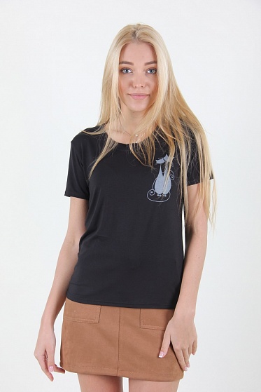 Футболка женская MissFashion 6065 с принтом