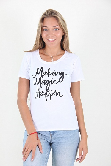 Футболка женская MissFashion 3013 с принтом