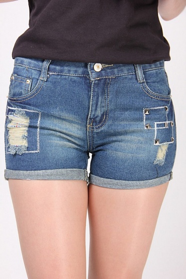 Шорты женские YiLiangfang 311 джинс