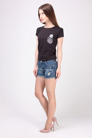 Шорты женские YiLiangfang 311 джинс