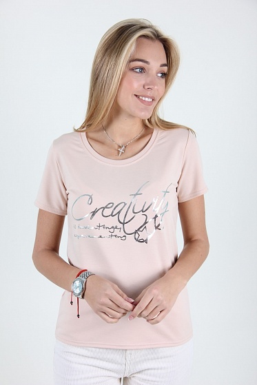 Футболка женская MissFashion 3014 с принтом