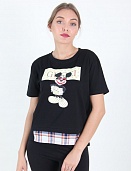 Футболка женская HanEMay 1605 с принтом
