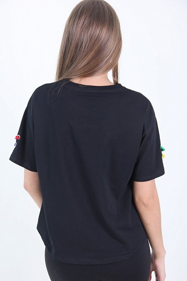 Футболка женская LhuiYiCao 5003 с принтом