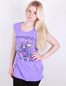 Туника женская Gishang А-212-6801 с принтом