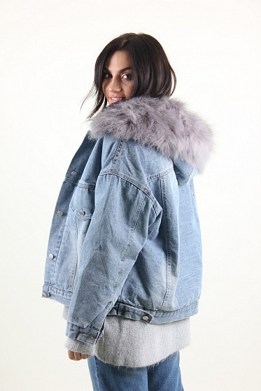 Куртка женская M.J. 1021 искусственный мех