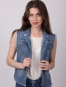 Жилетка женская ClassicFashion 801 джинс