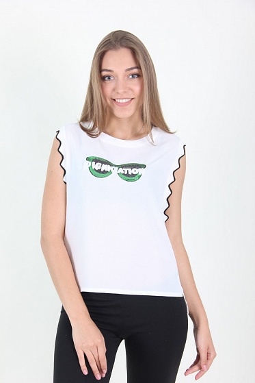 Блузка женская LadiesFashion 5013 с принтом