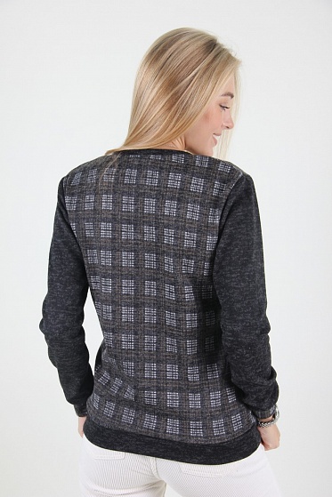 Кофта женская MissFashion 7032 с замком сзади