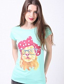 Футболка женская Poncik 223 кот