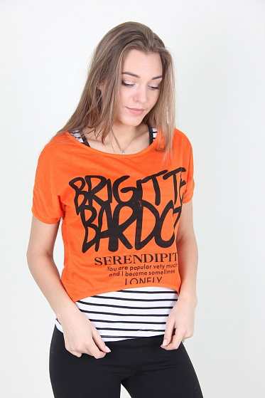 Футболка женская Gishang 12833 двойка