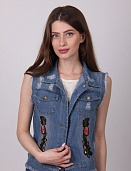 Жилетка женская ClassicFashion 806 джинс