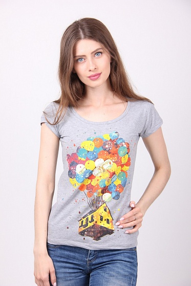 Футболка женская Poncik 424 с принтом