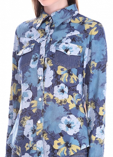 Рубашка женская GinmeiyanFashion 017-2 с пуговицами