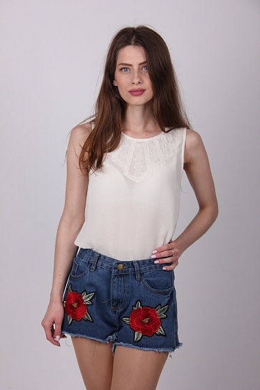 Шорты женские Quality 5120 джинс