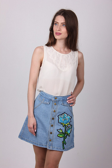 Юбка женская Candy 613 джинс